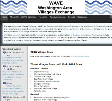 WAVE web site